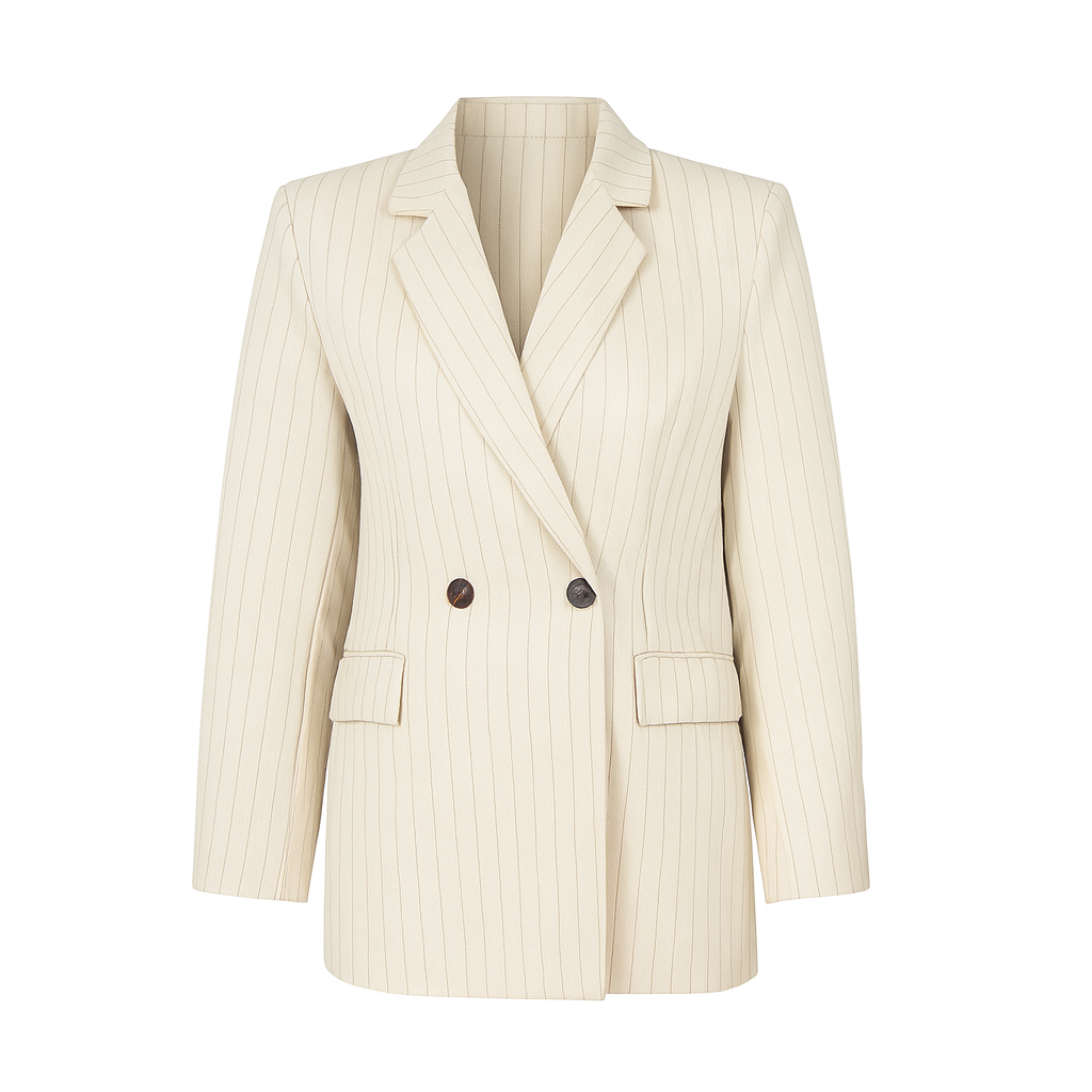 Striped suit blazer