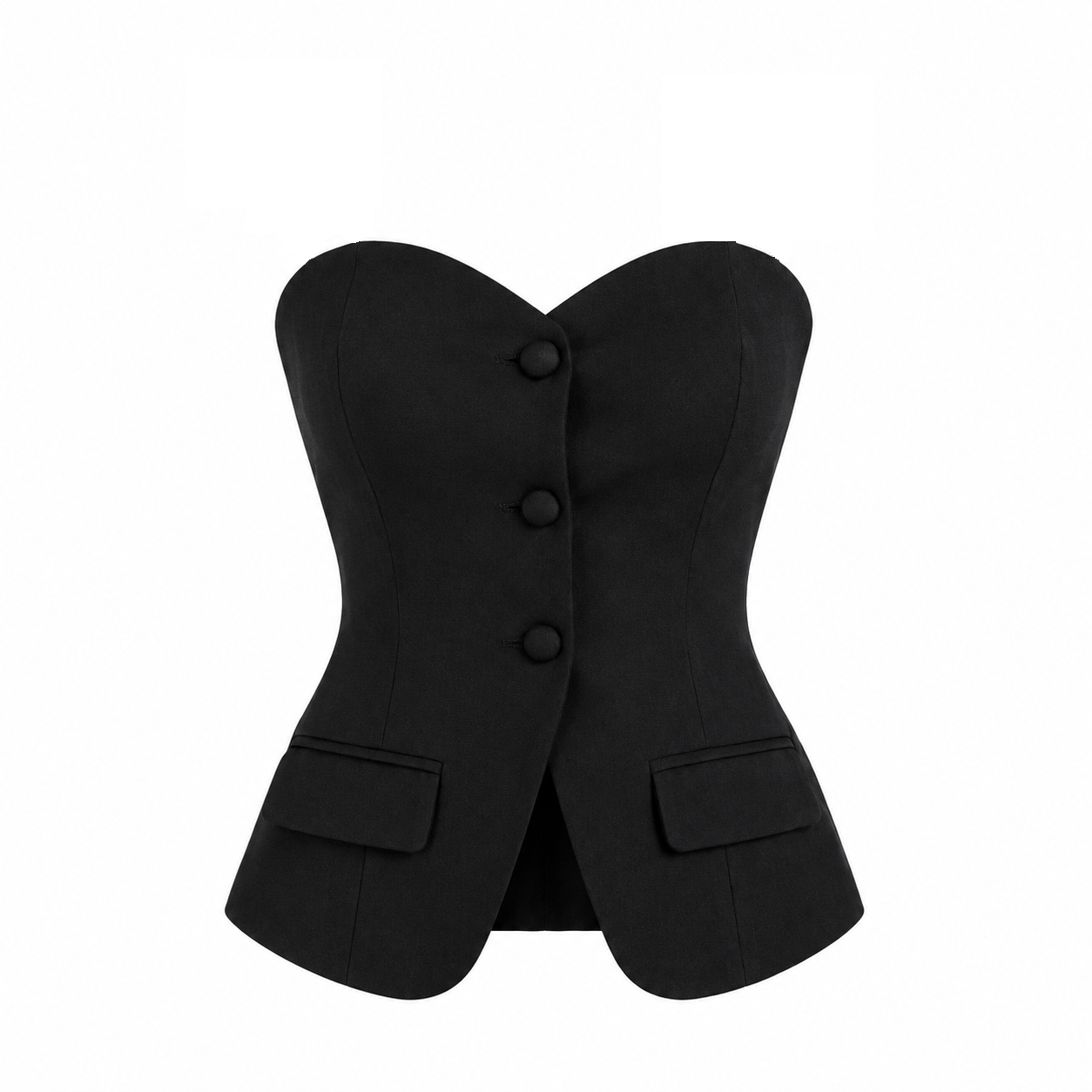 Black bustier