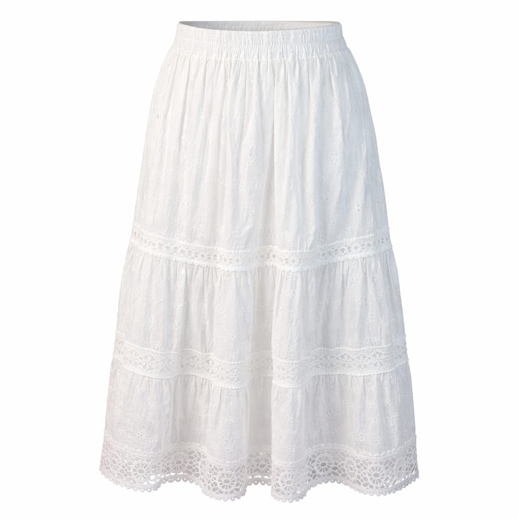 Embroidered cotton skirt Sofia Moda