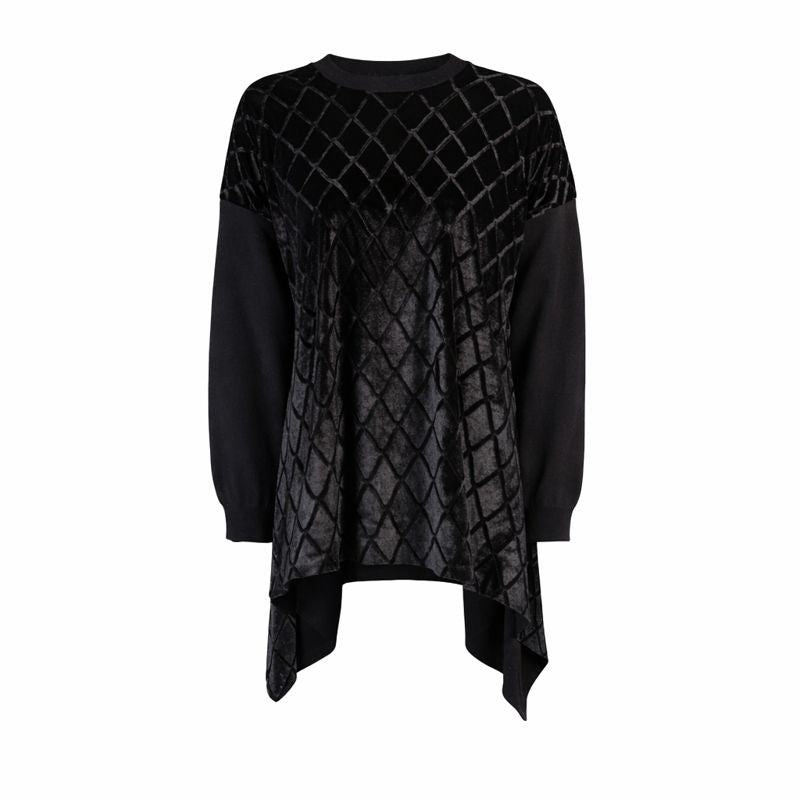asymmetrical knit LARA