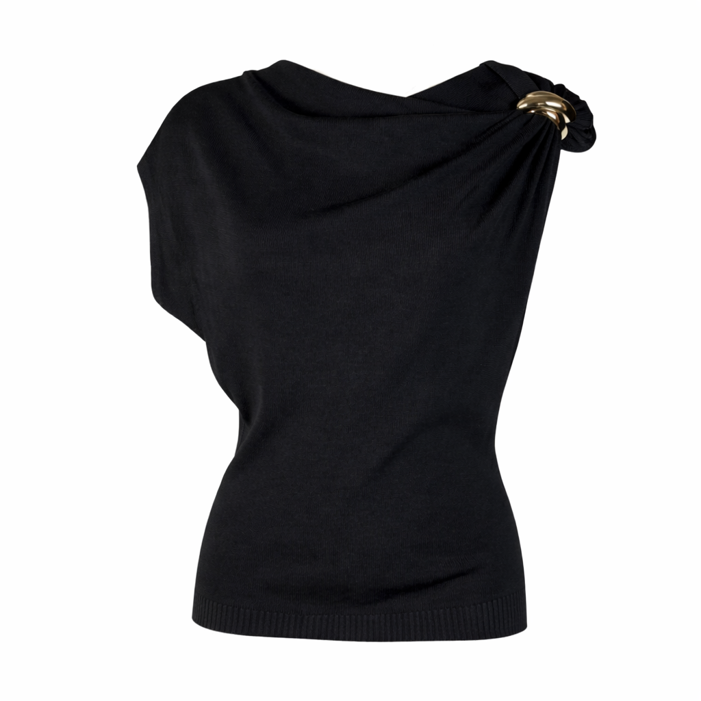 Top with gold detail LAMIAR