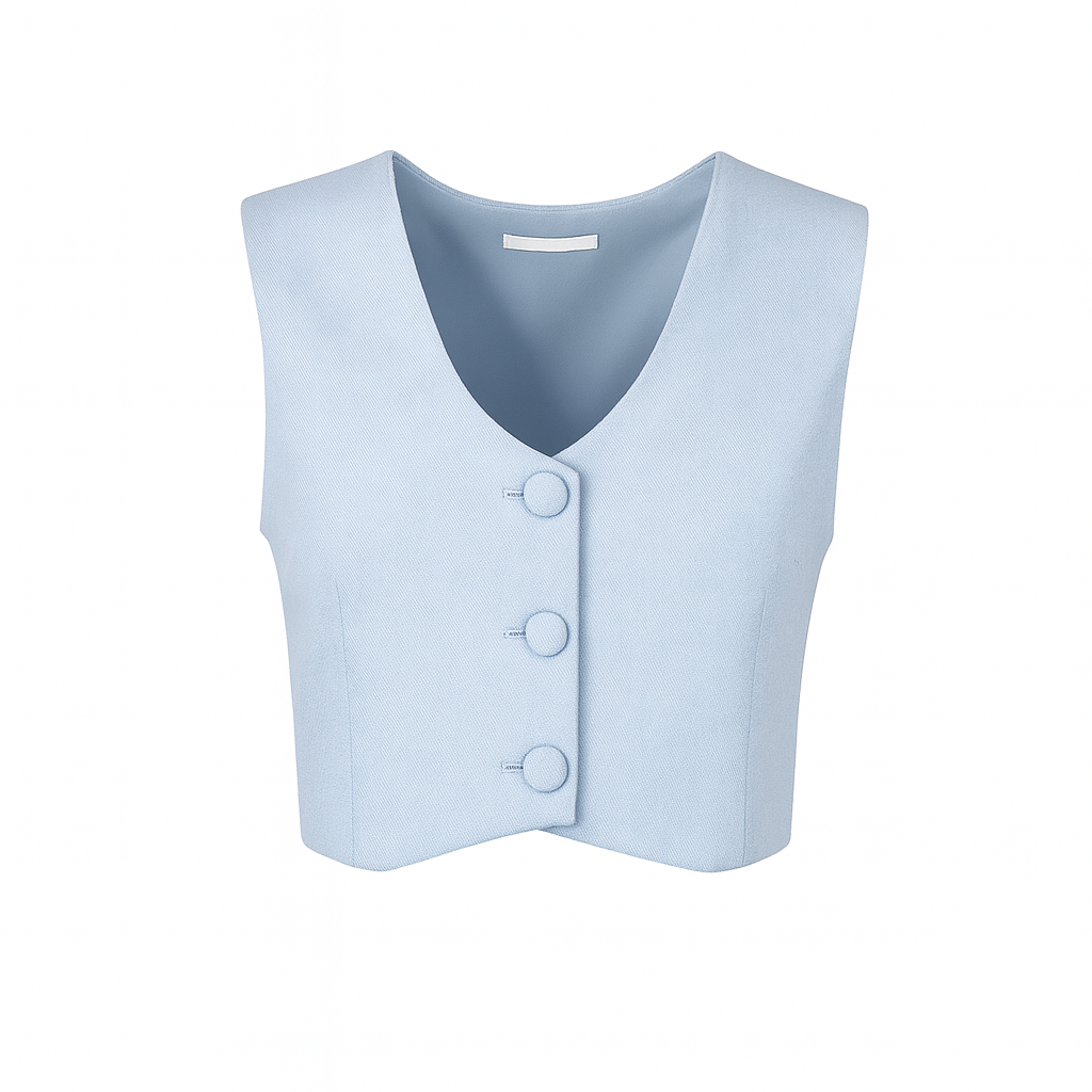 Cropped waistcoat