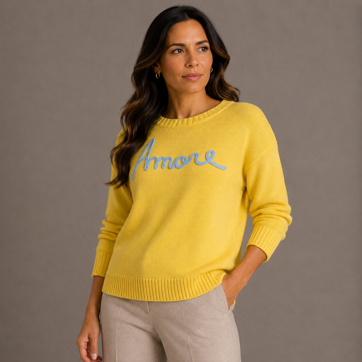 Cotton sweater