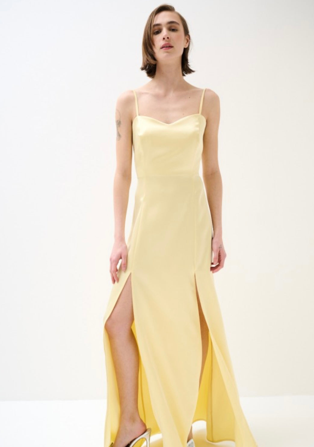 Maxi dress light blue CHERRY BLUE