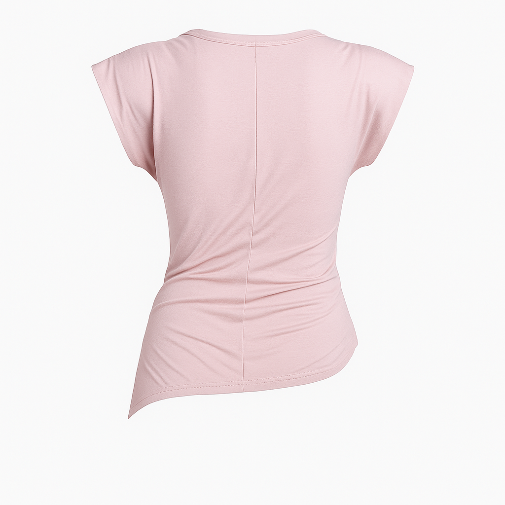 Top with padded shoulders