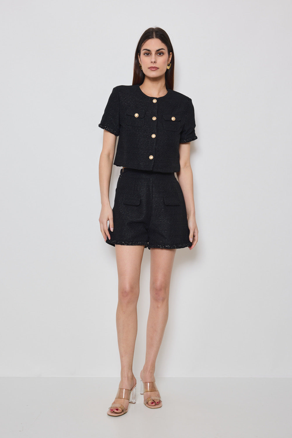Set: short + cropped blazer