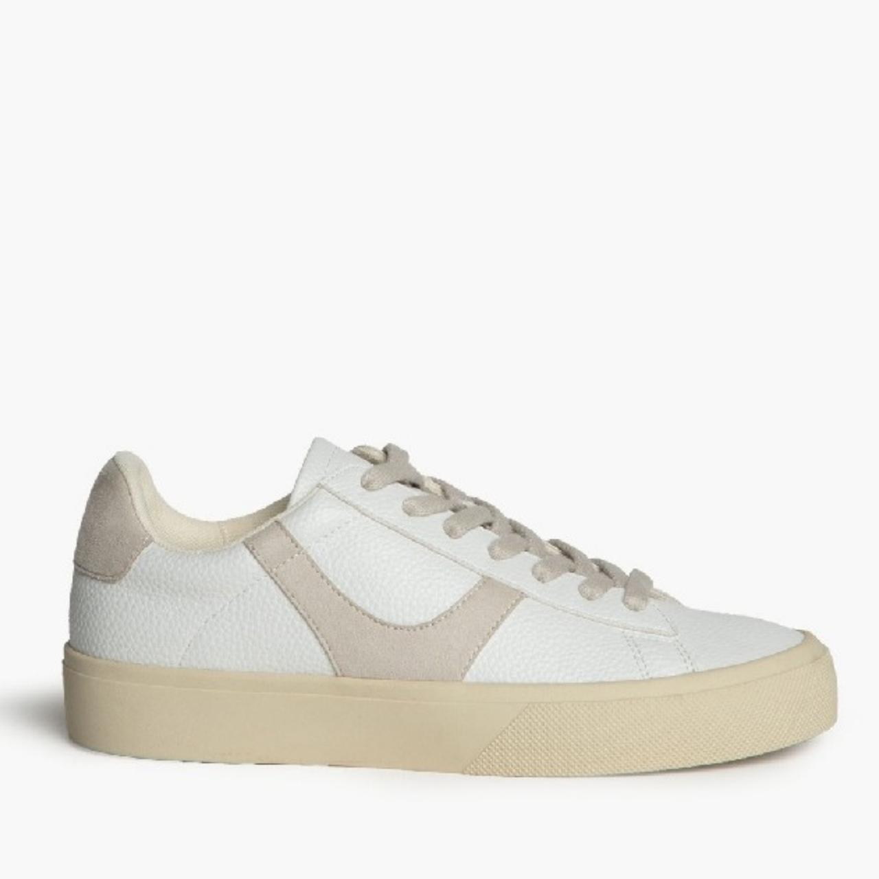 Corina Shoes White leather sneakers with beige details