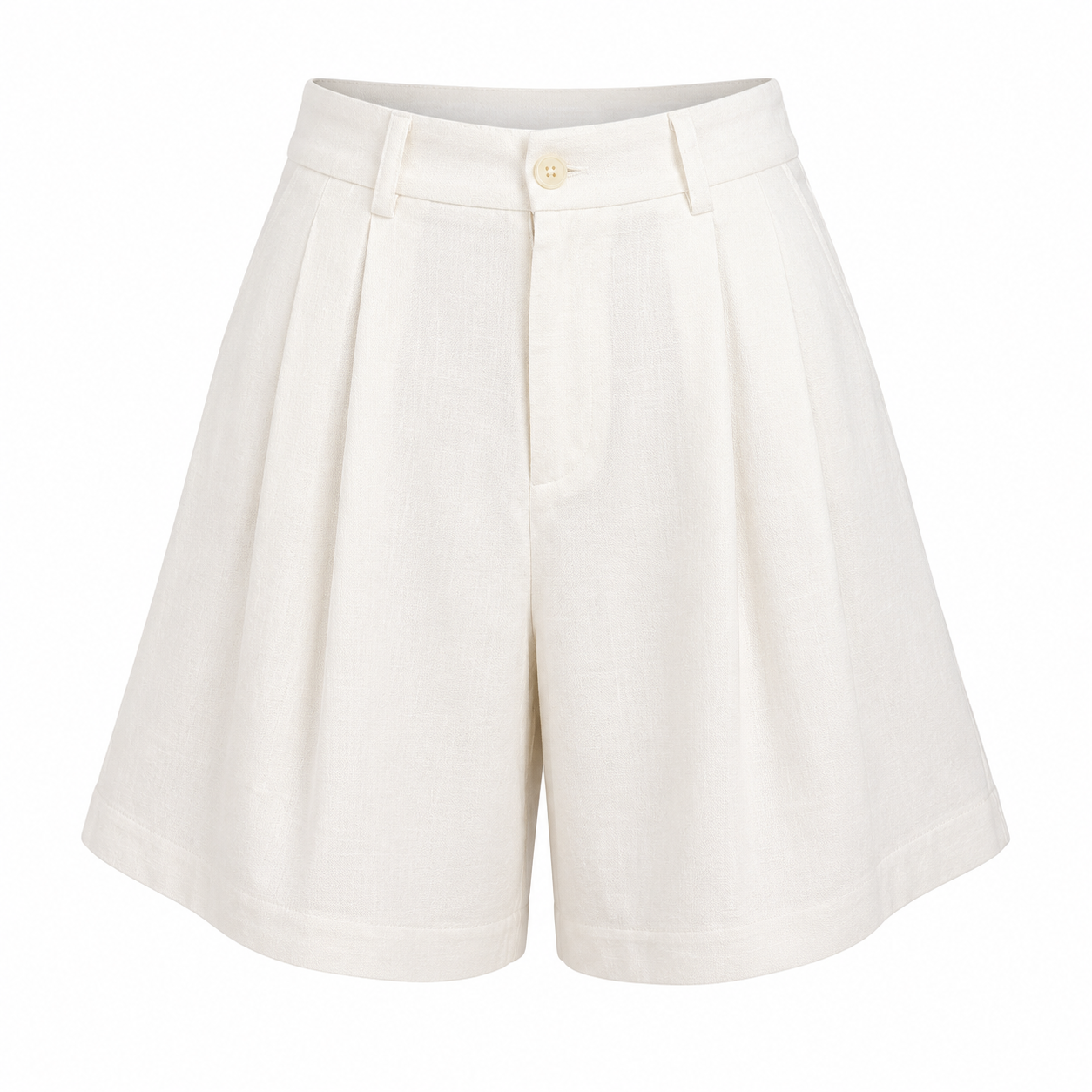 Linen white short