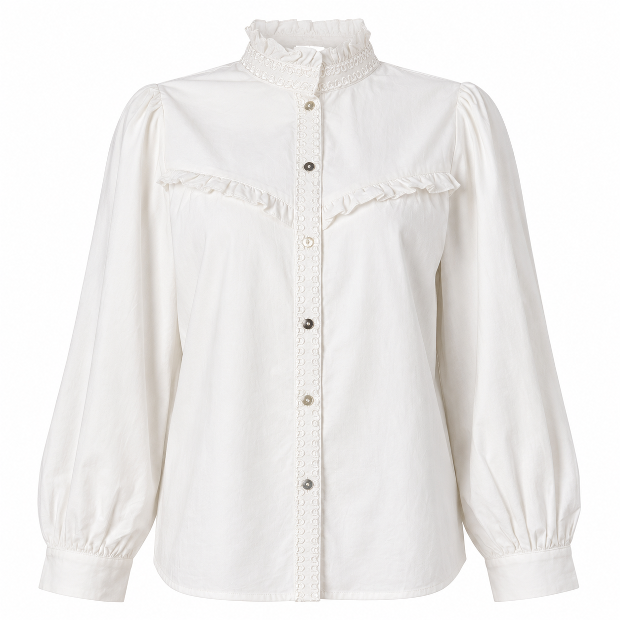 Long sleeves white shirt