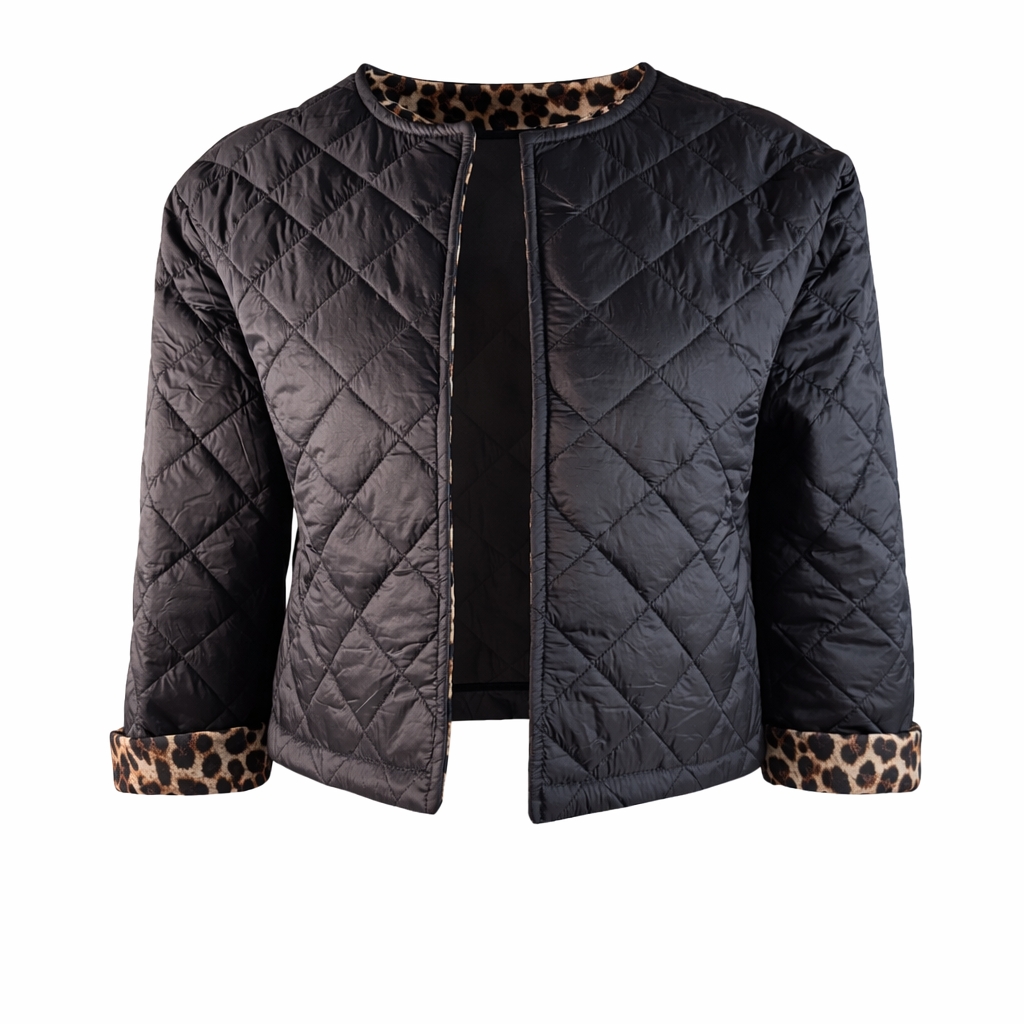Waterproof jacket with leopard A.Z.J