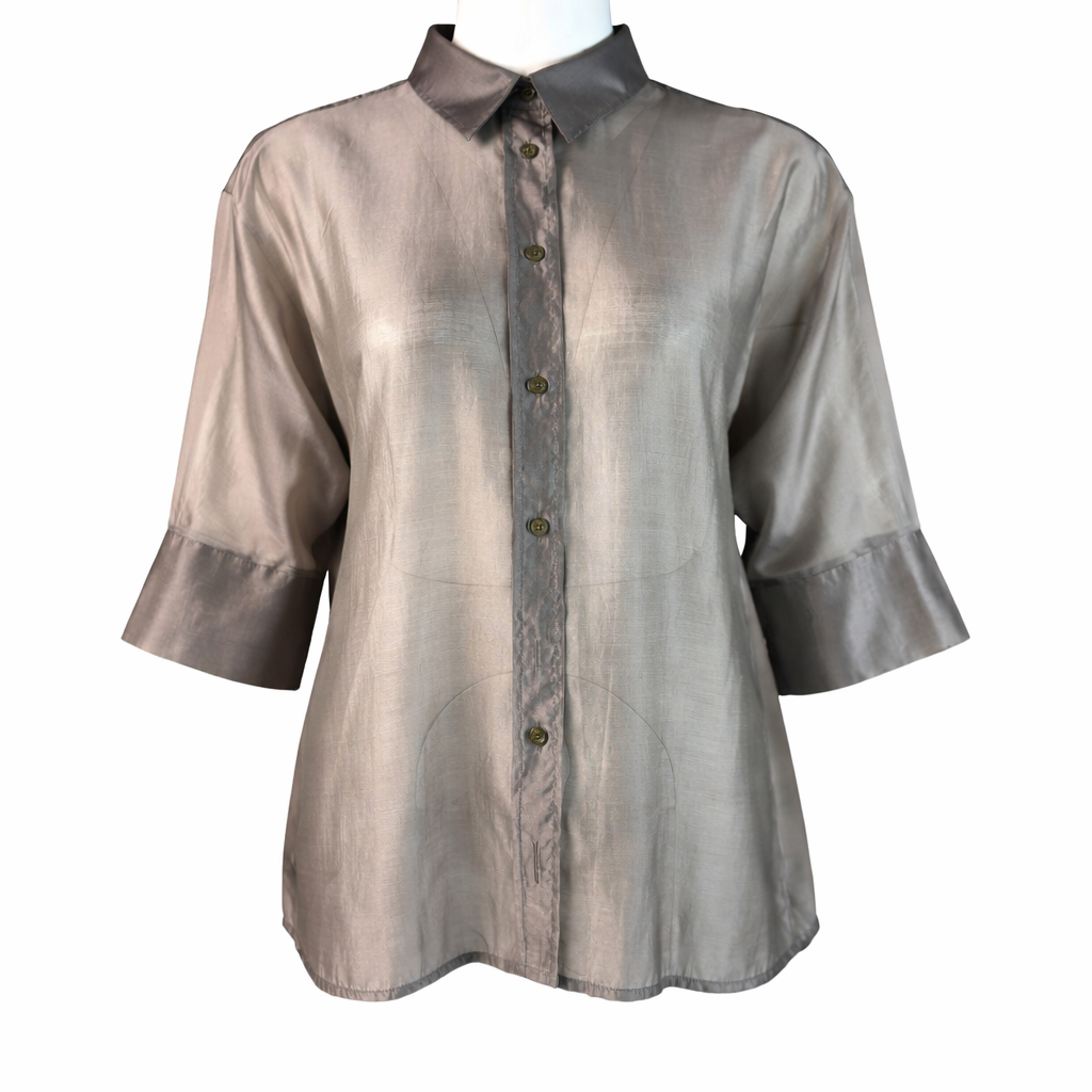 Army green shirt GOLD AND GOLD