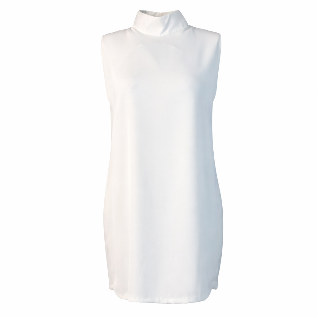 Sleeveless padded short dress lumina