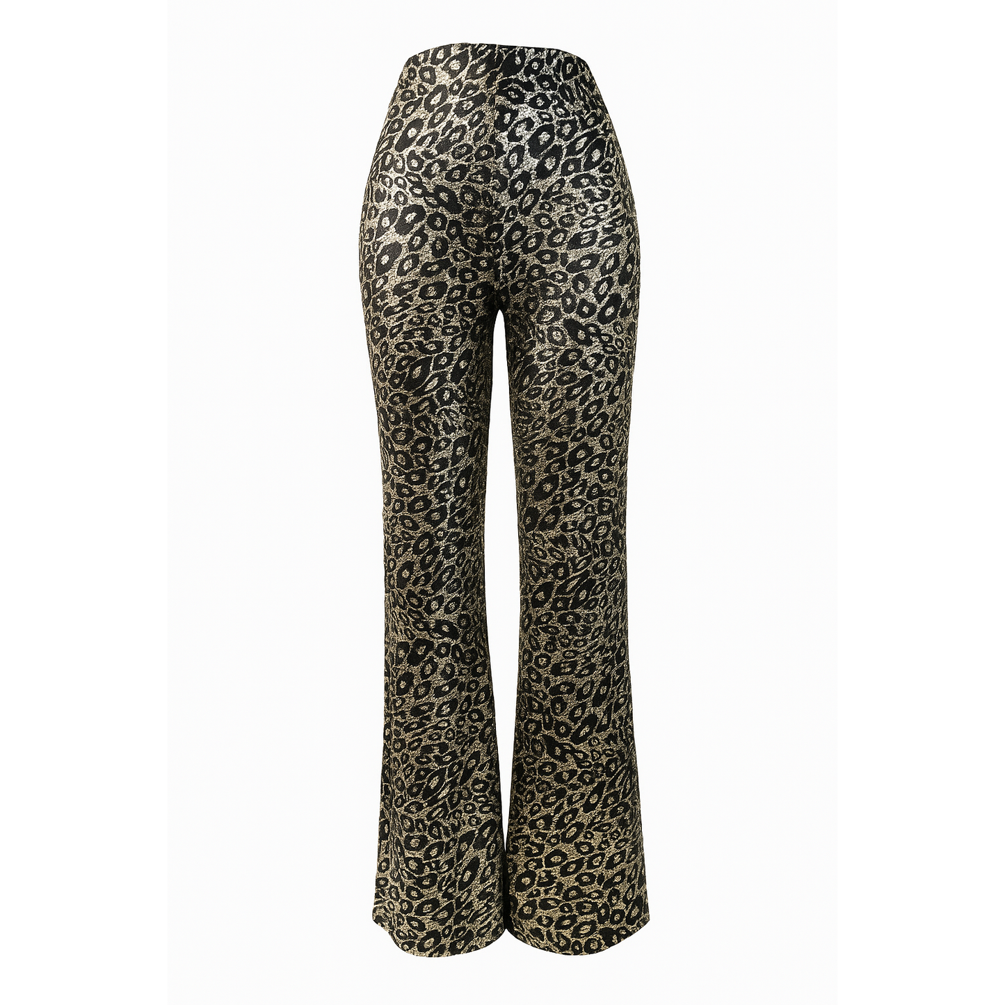 Metallic gold and black wide legs trousers A.Z.J