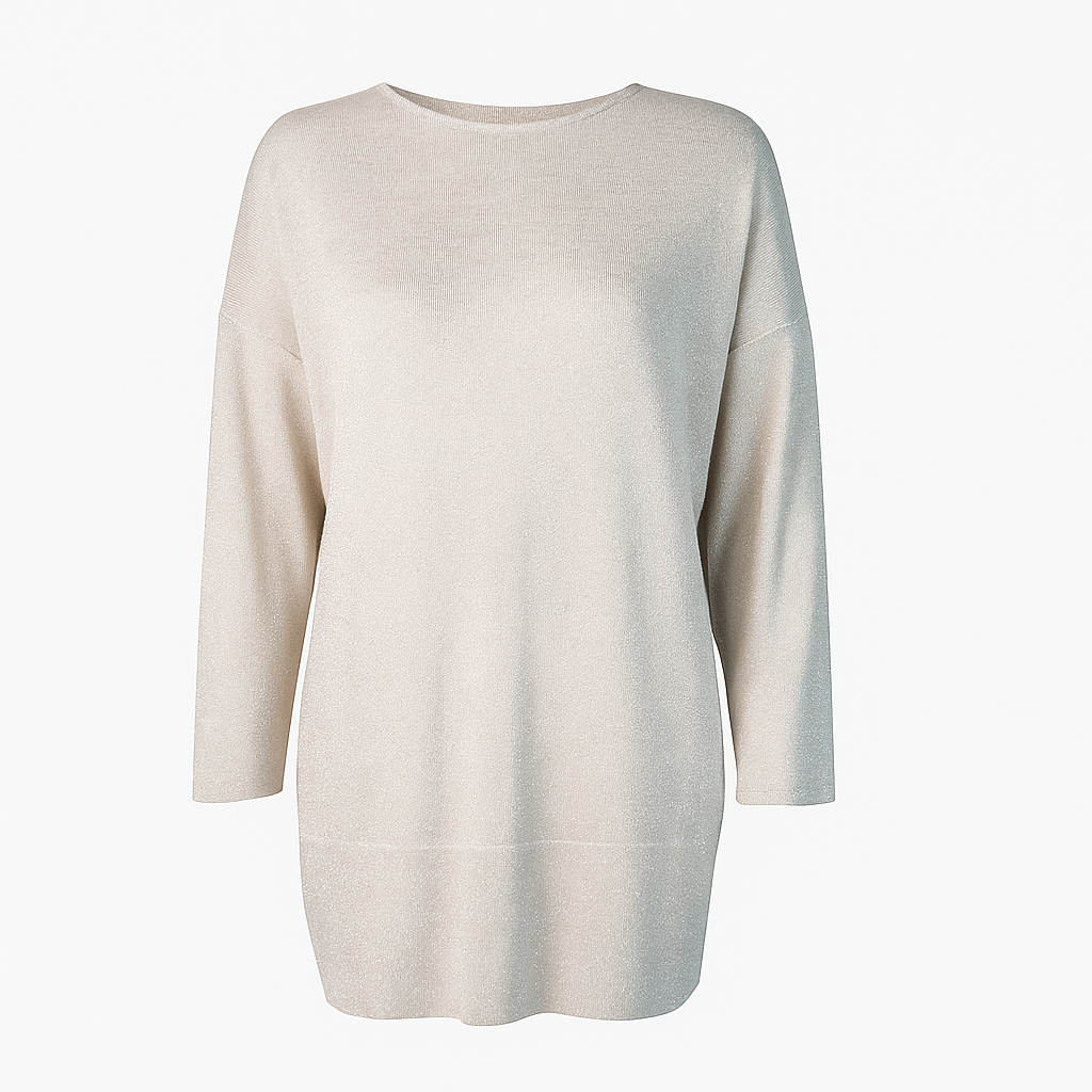 WOMAN SWEATER GOLD AND GOLD