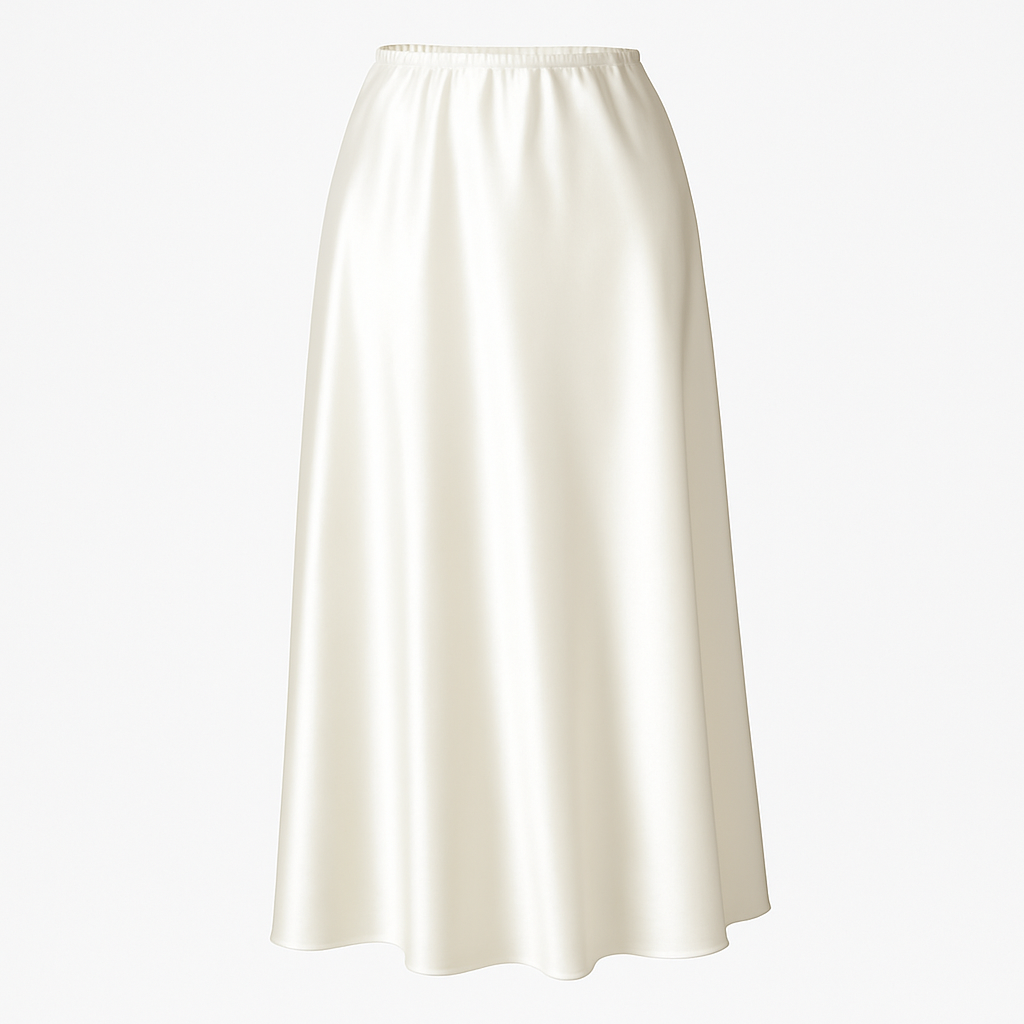Satin midi skirt CHANCE ITALIA