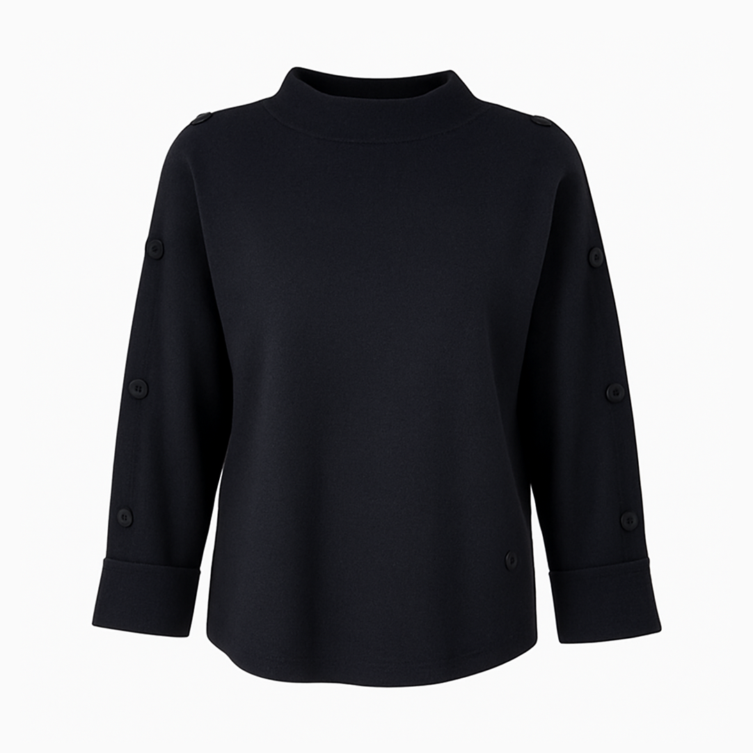 Plain knit with buttons on the hands Giomar