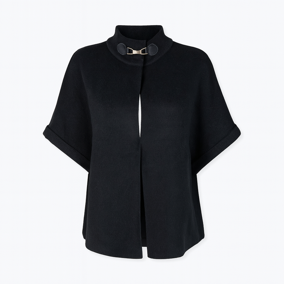 Open black knit