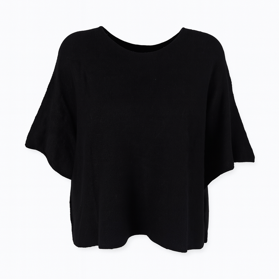 Short sleeves plain knit