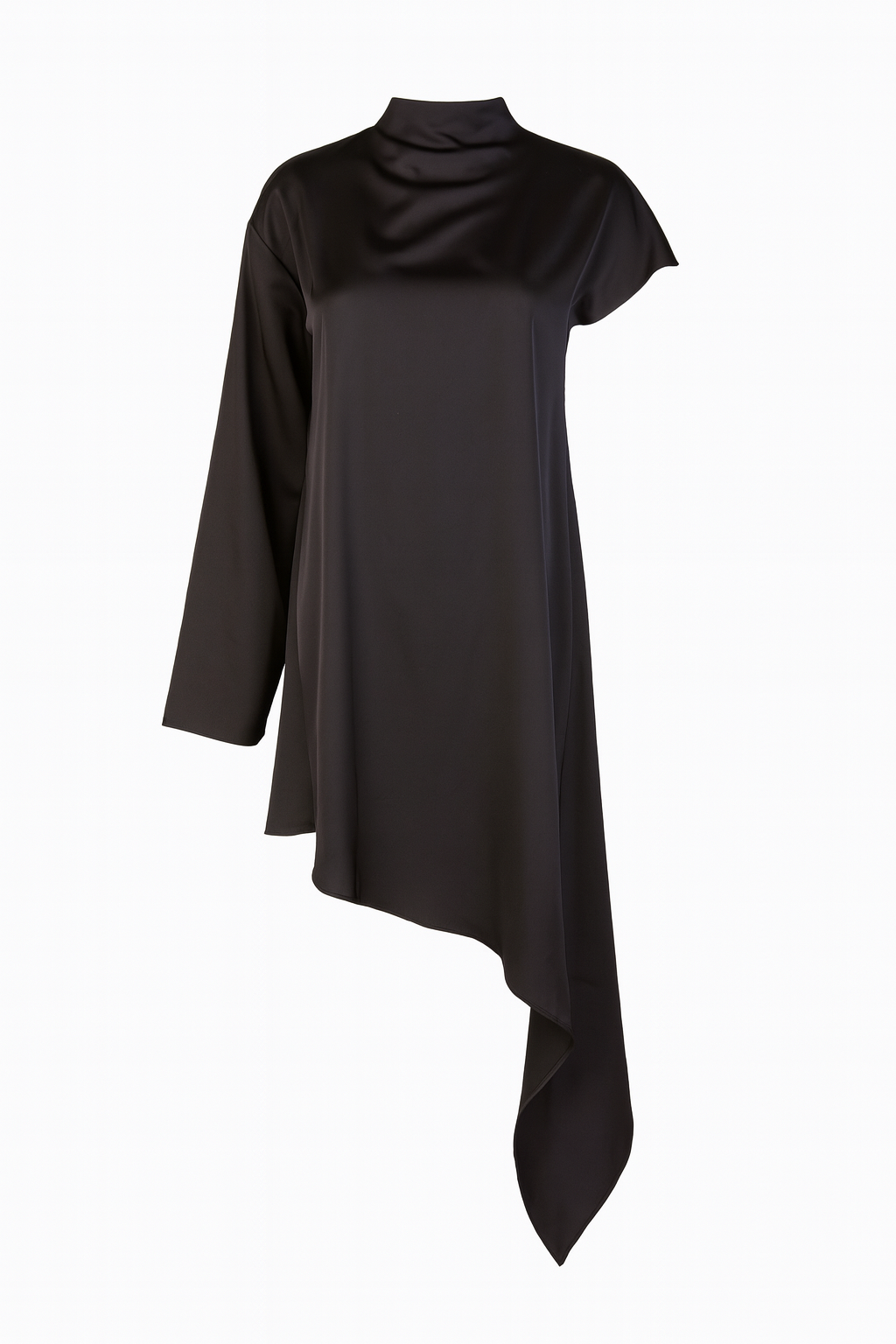 Asymmetrical black dress