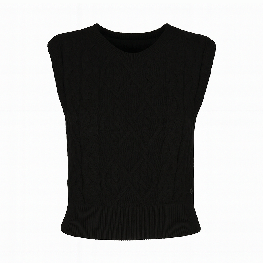 Knit waistcoat