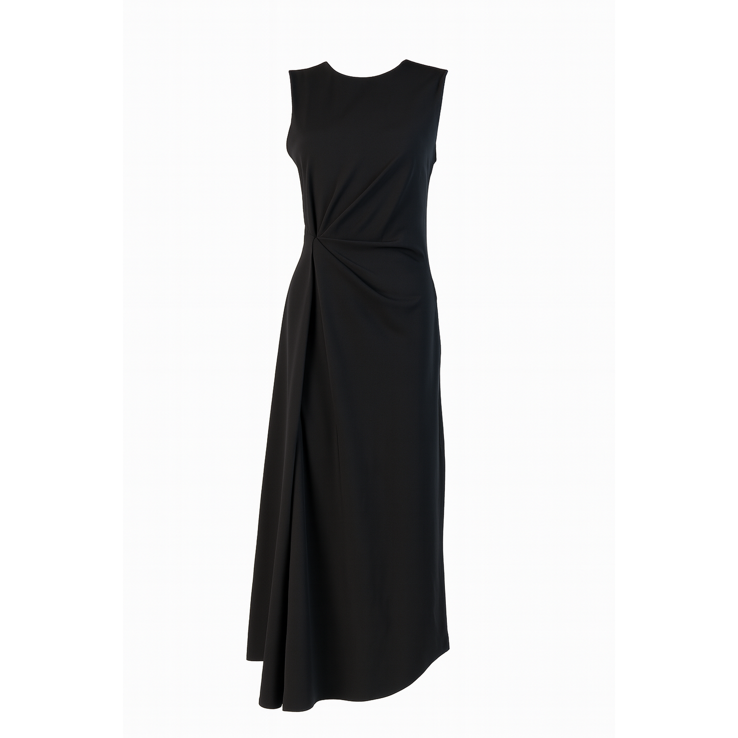 Black draped dress CHERRY BLUE