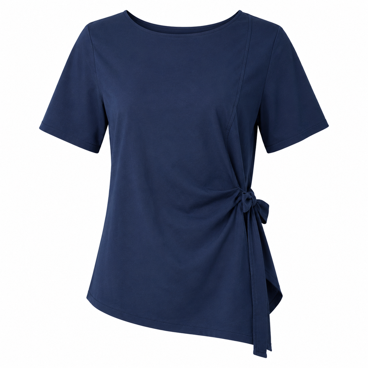 Shirt with Side Bow Detail