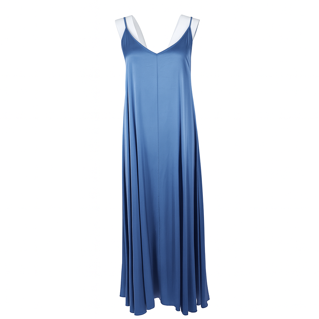 Flowing midi dress Blus CHERRY BLUE