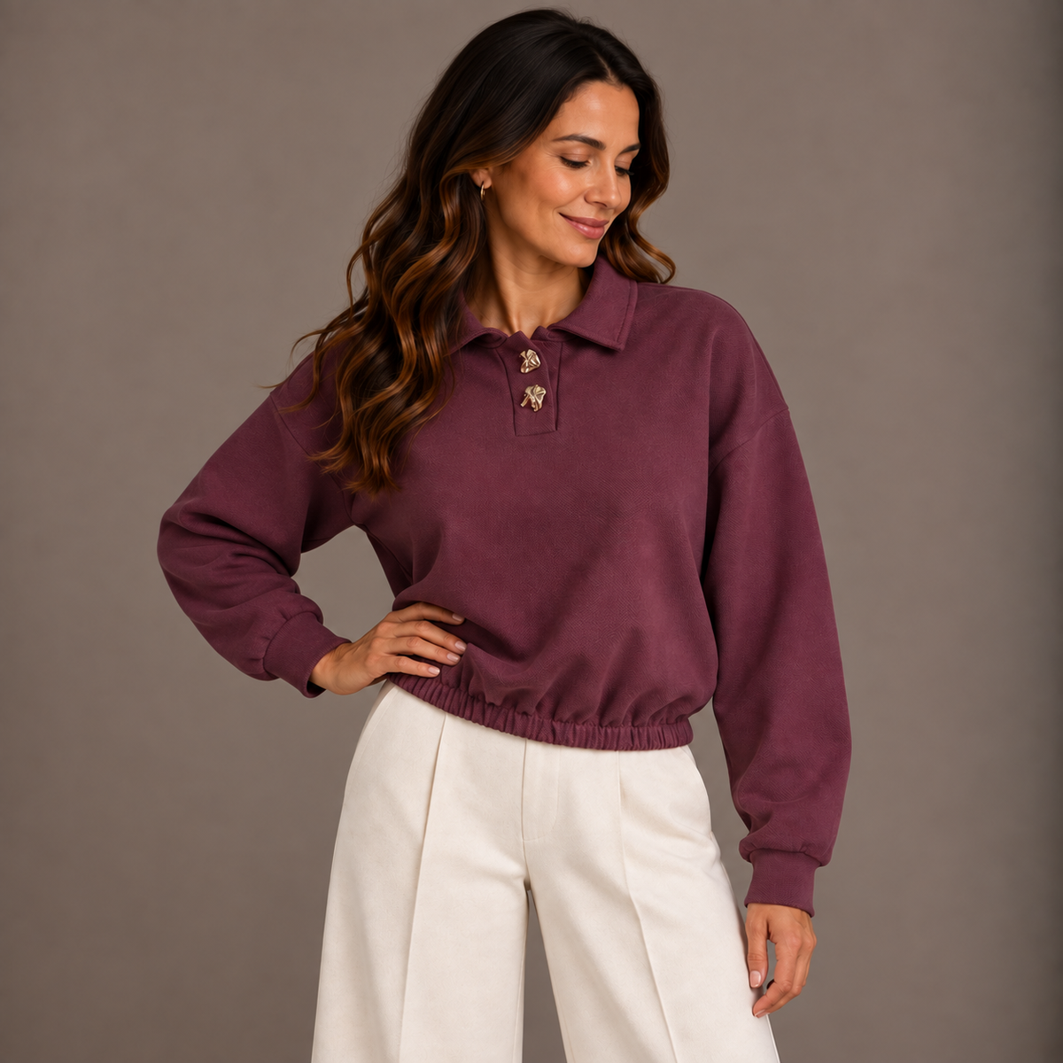 Bordeaux Casual Sweater