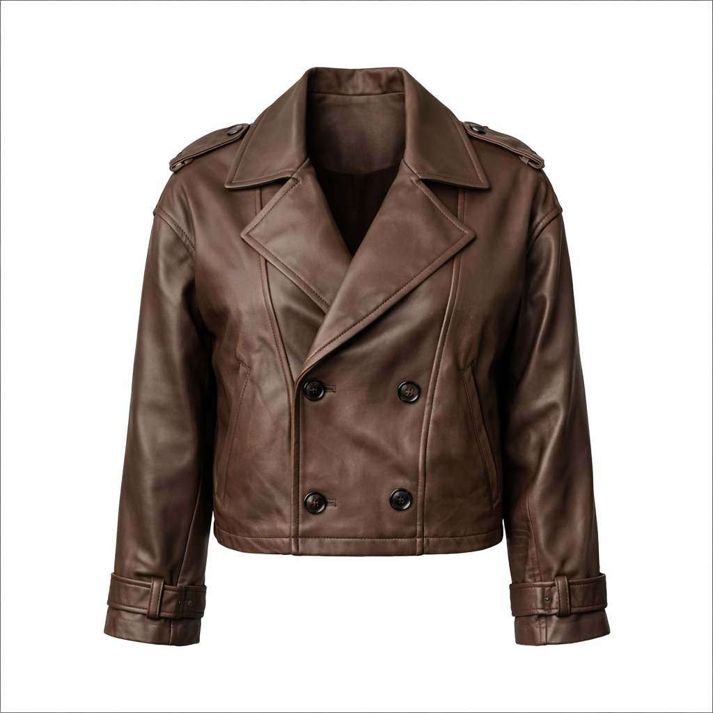 Eco-leather jacket ATTENTIF