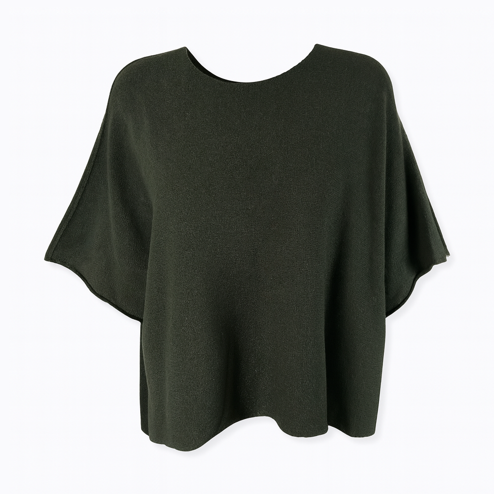 Short sleeves plain knit