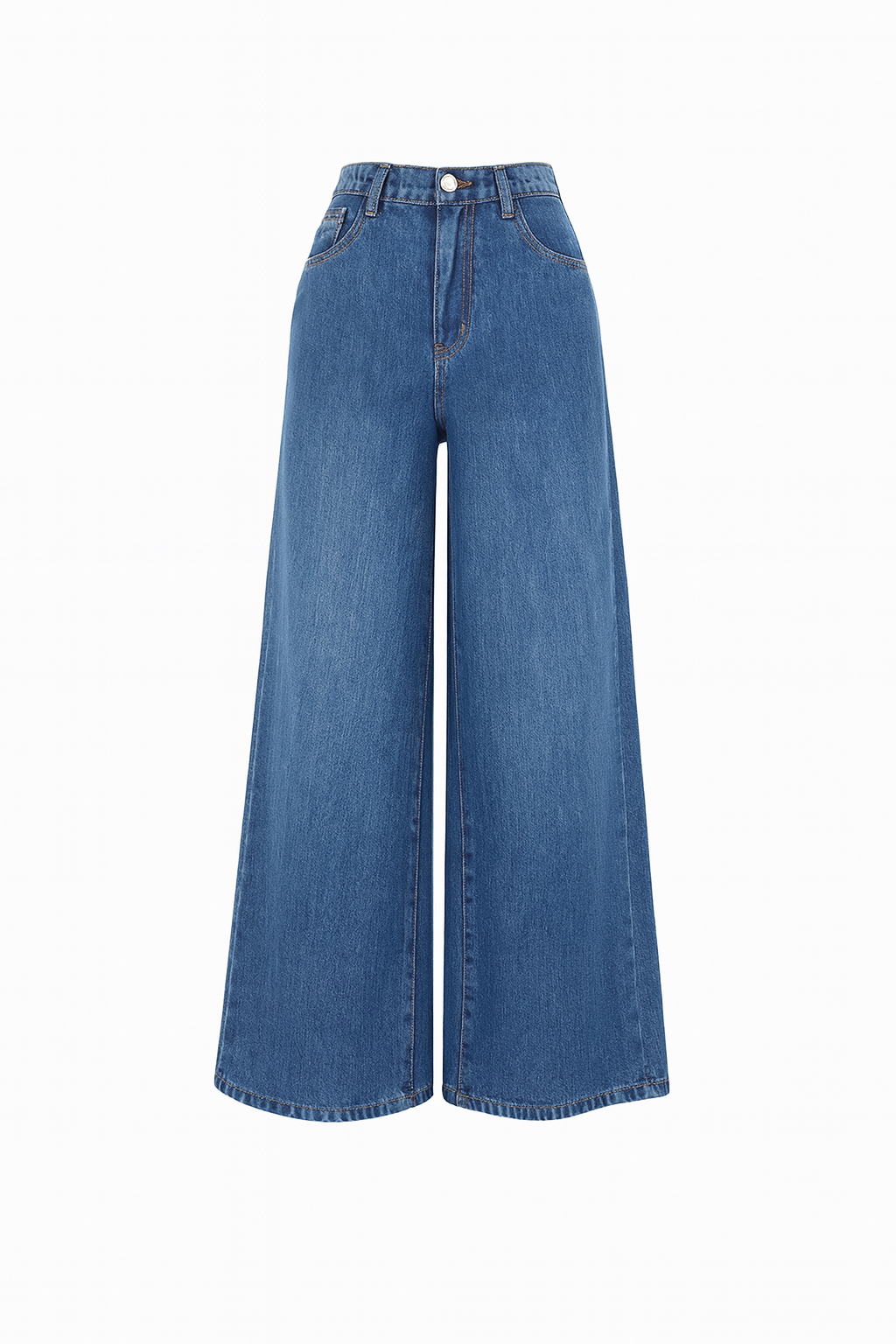 Extra wide legshigh waist palazzo jeans
