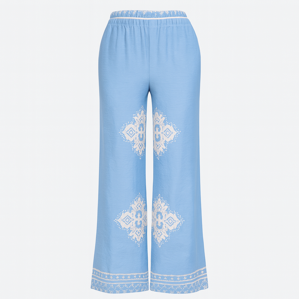Printed summer pants NANAFASHION BARCELONA