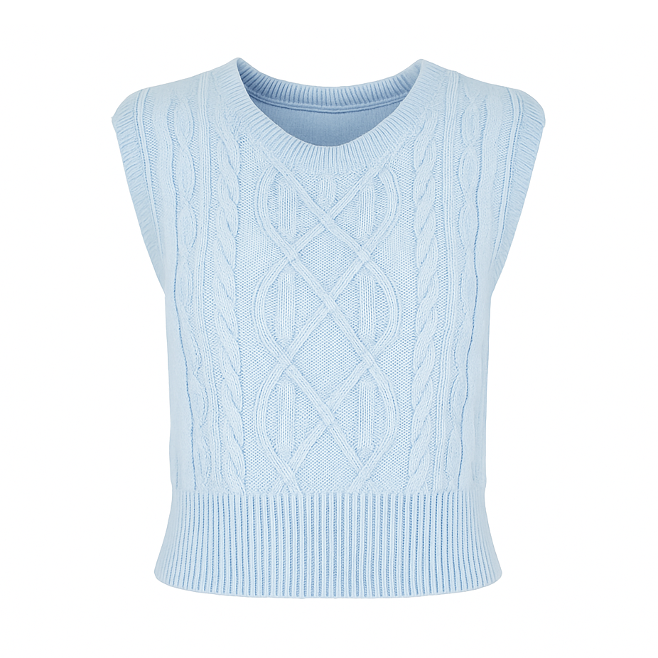 Knit waistcoat