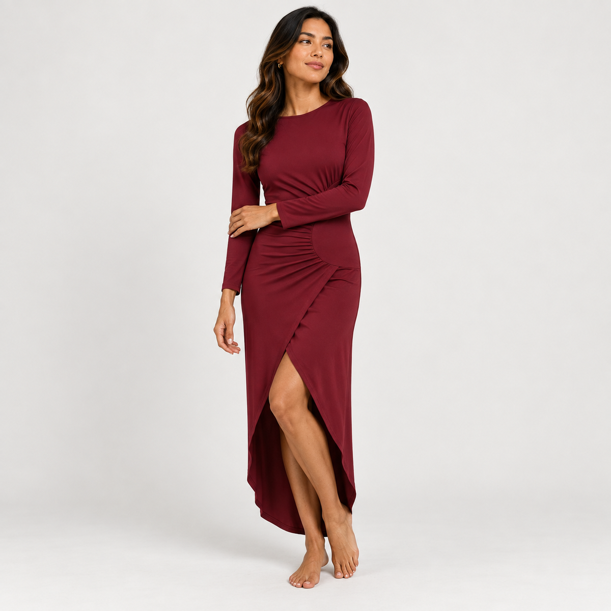 Long dress - Bordeaux