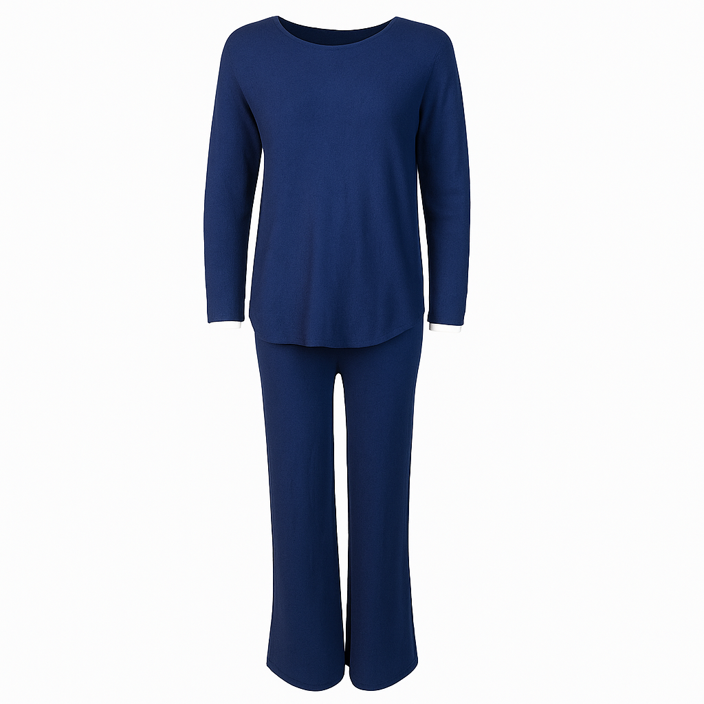 Wool plain set (pants)