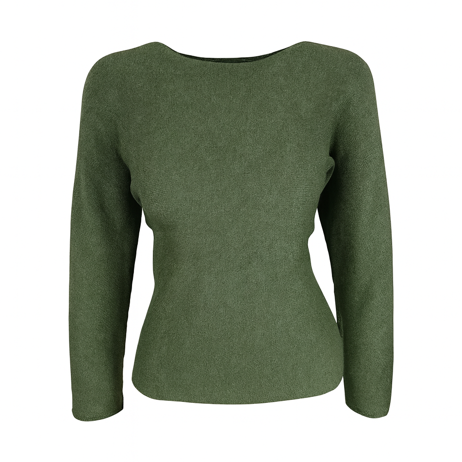 Plain long sleeves knit