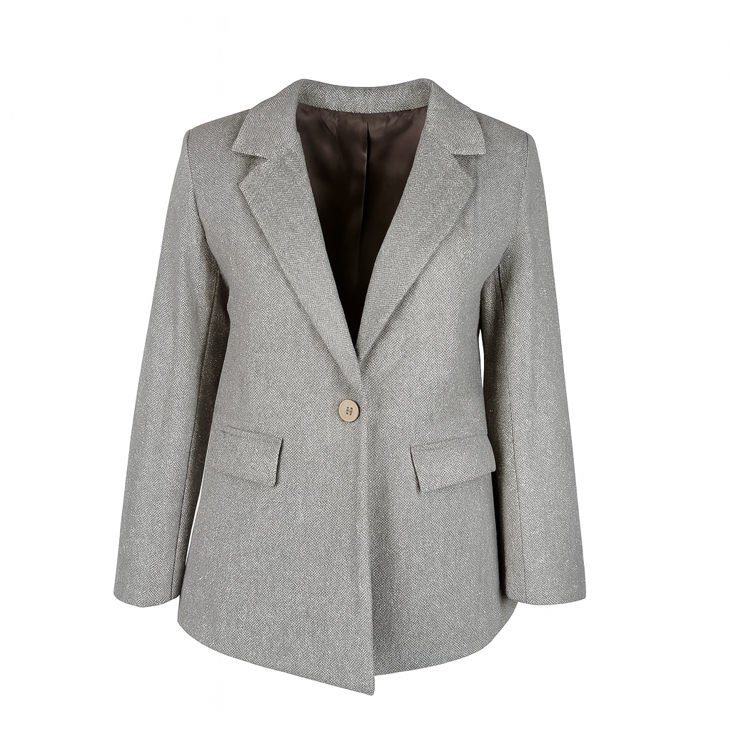 Blazer with rhinestones