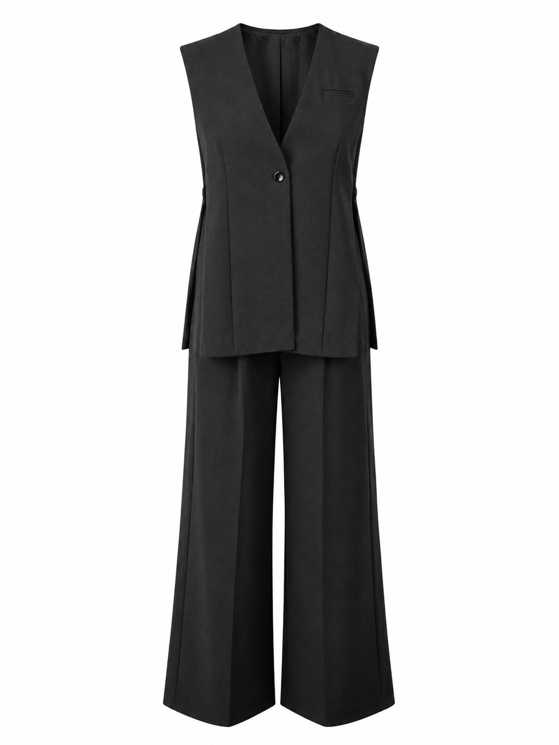 Straight cut trousers