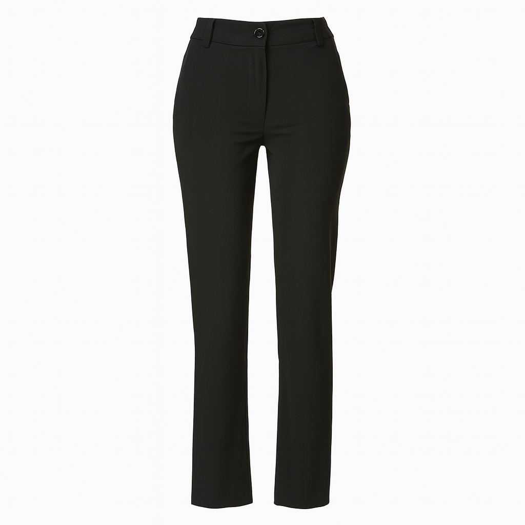 Straight cut black trousers Sofia Moda