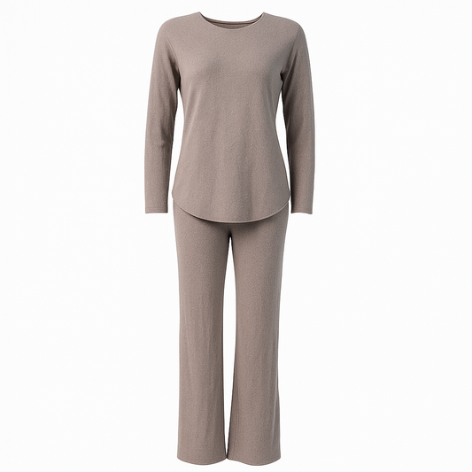 Wool plain set (pants)