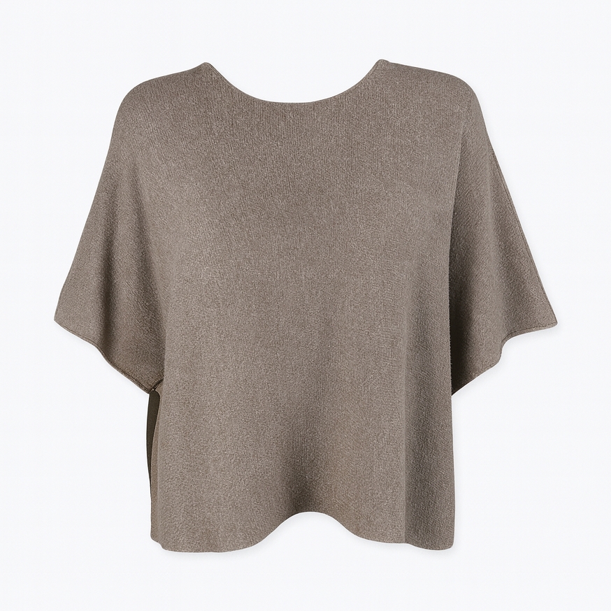 Short sleeves plain knit