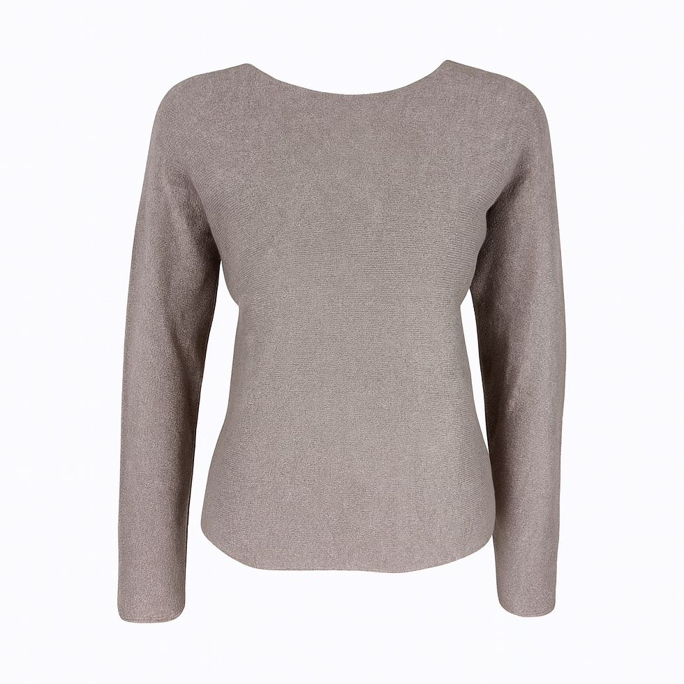 Plain long sleeves knit