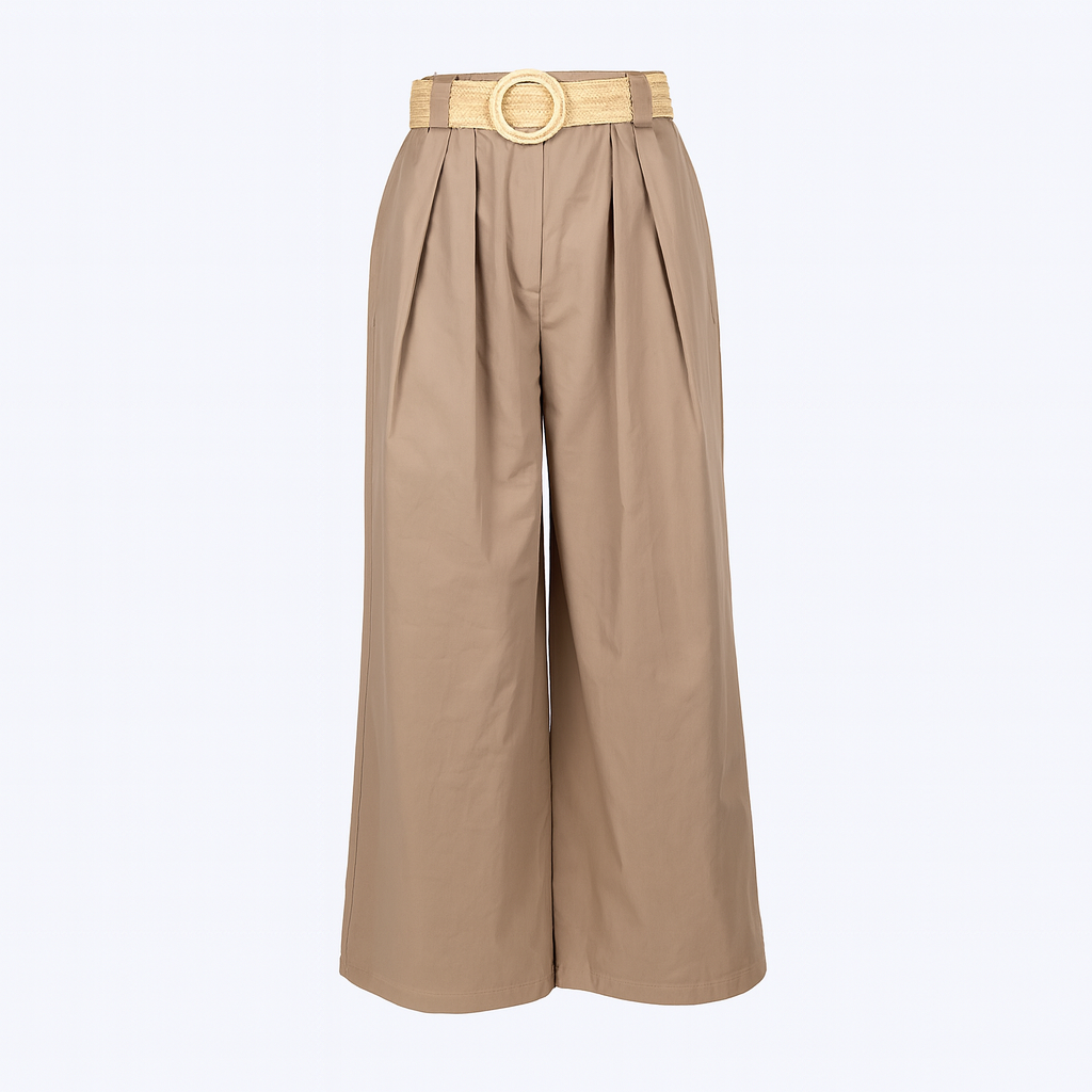 Wide legs Pants with belt
