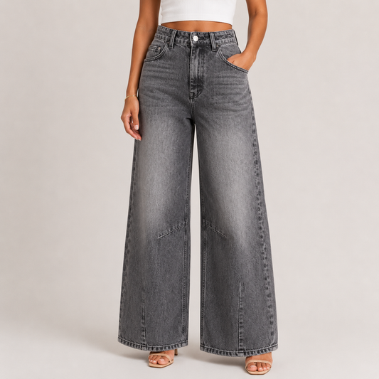 Ballon fit black jeans 