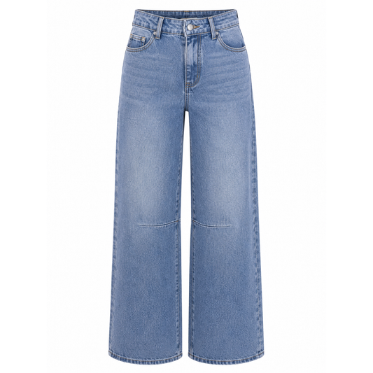 Ballon fit blue jeans 