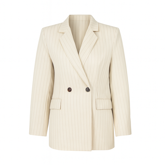 Striped suit blazer