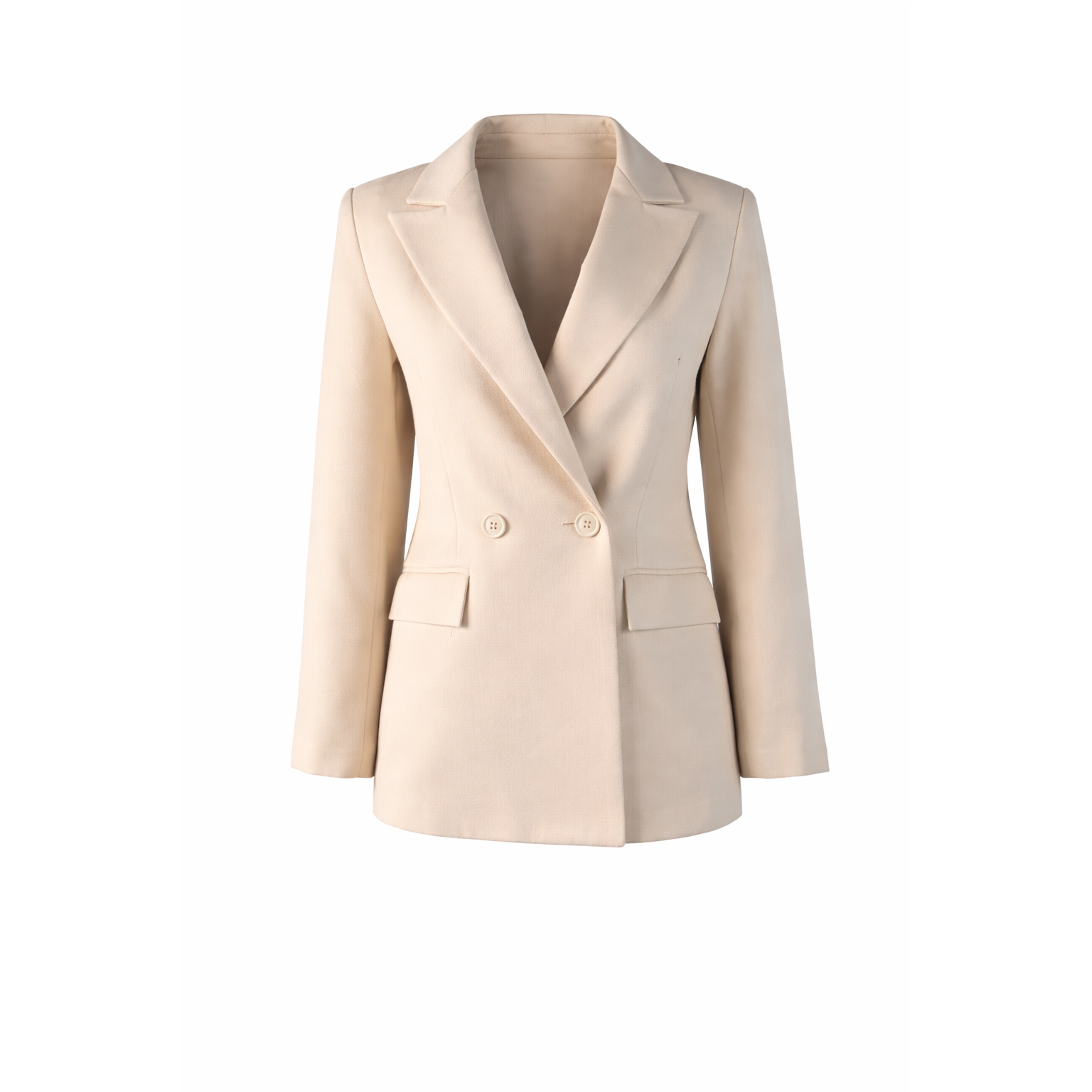 Beige classic blazer CHERRY BLUE