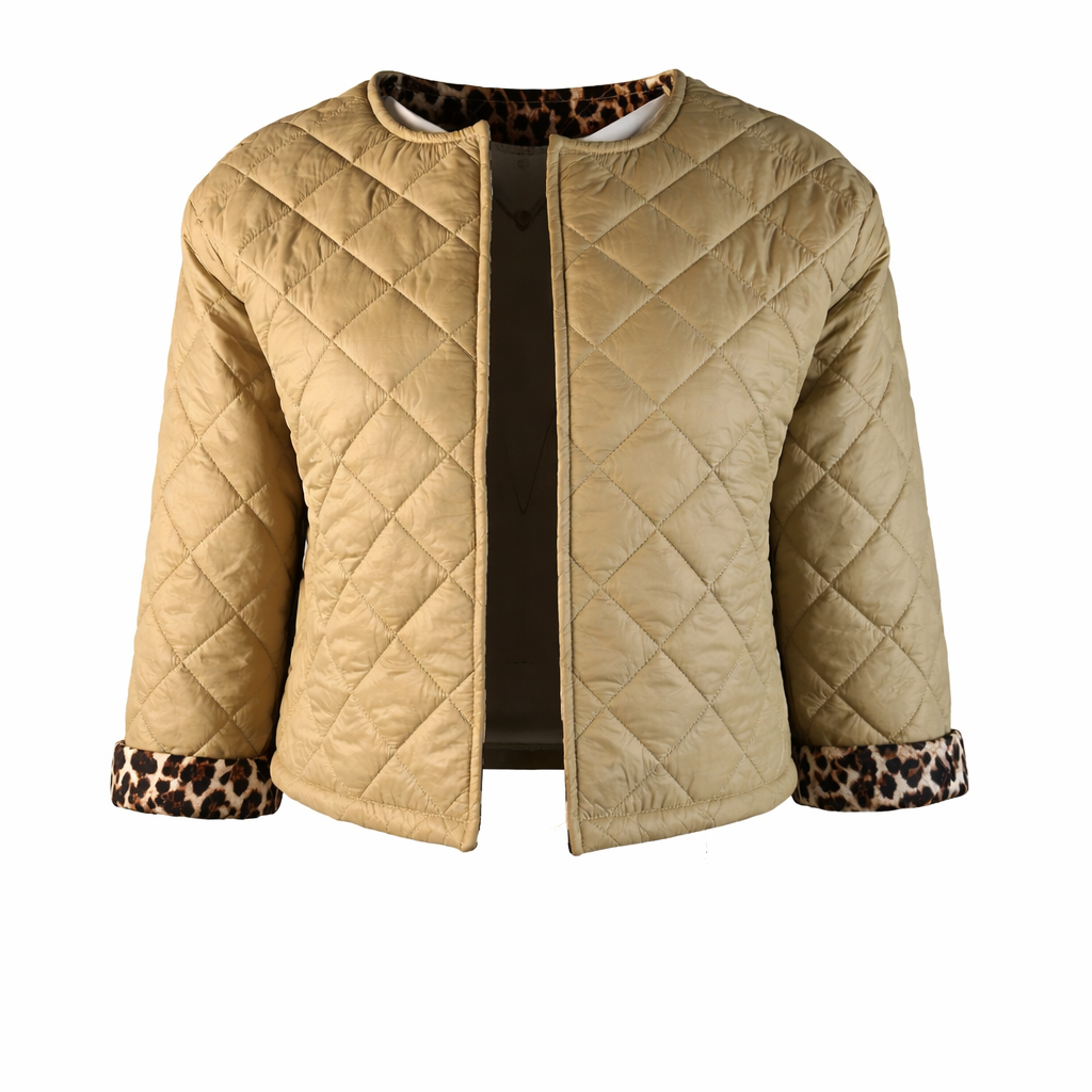 Waterproof jacket with leopard A.Z.J