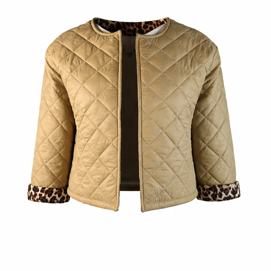 Waterproof jacket with leopard A.Z.J