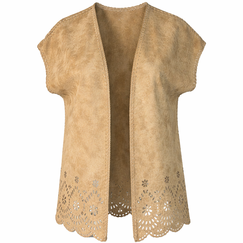 Suede waistcoat LAMIAR
